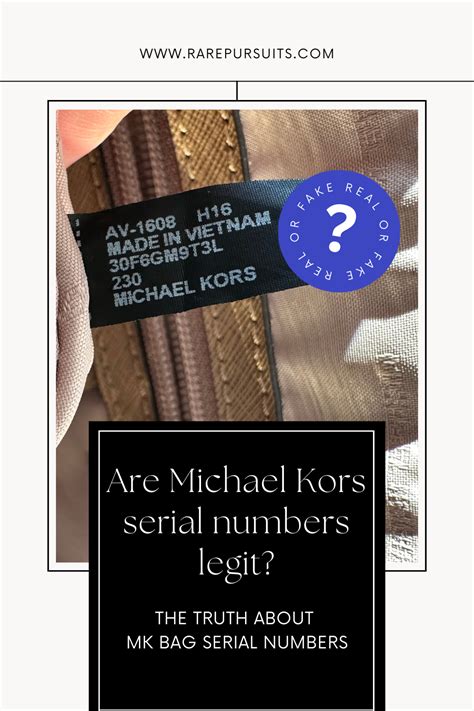 authentic michael kors bag lining|Michael Kors serial number checker.